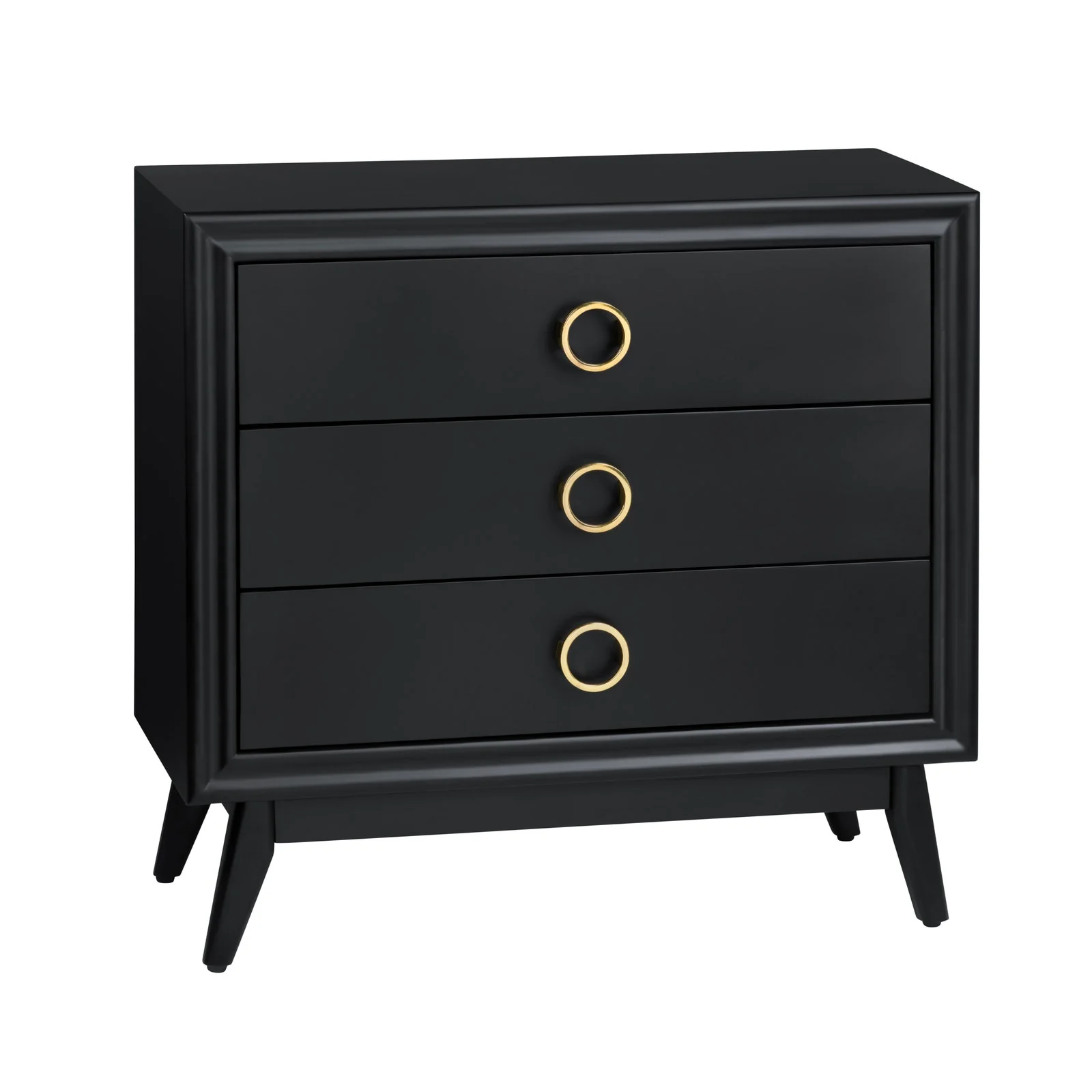 Crestview Collection Pomeroy Black Chest - Image 3