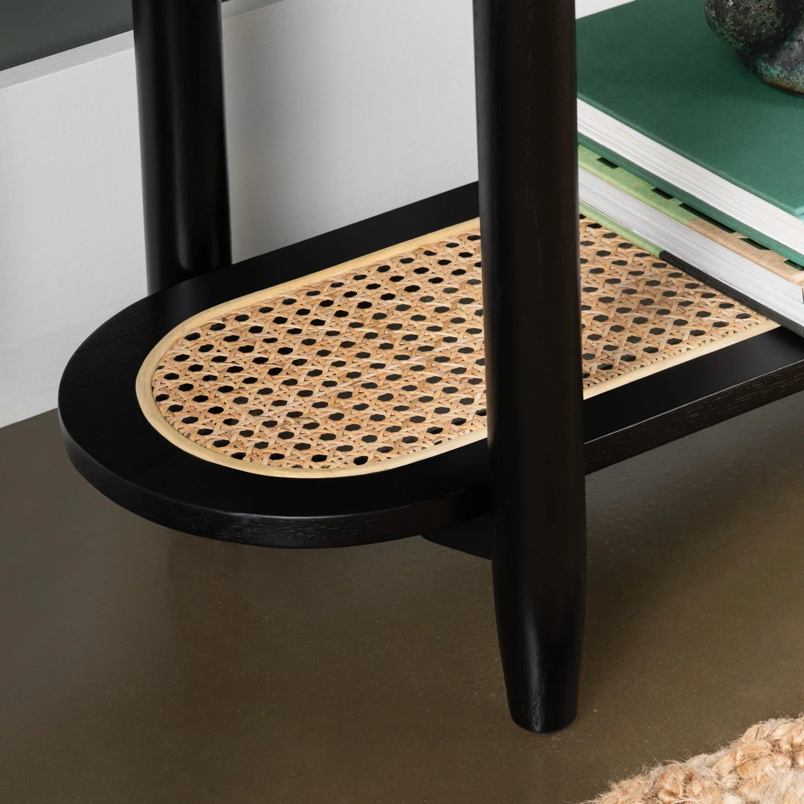 Crestview Collection Port Royal Modern Mindi Wood Console Table - Image 4
