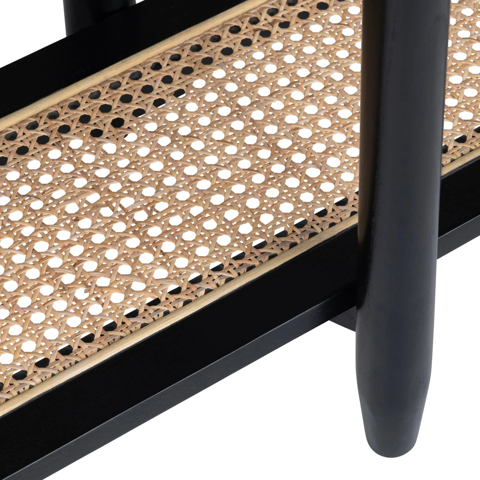 Crestview Collection Port Royal Modern Mindi Wood Console Table - Image 7