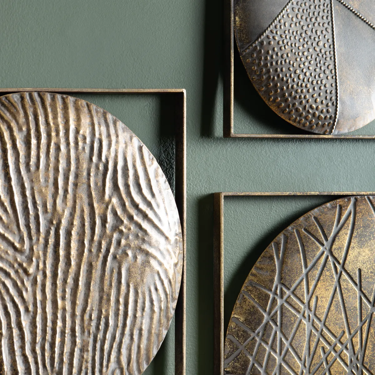 Crestview Collection Quest Bronze Wall Art  ~ Set Of 3 - Image 4