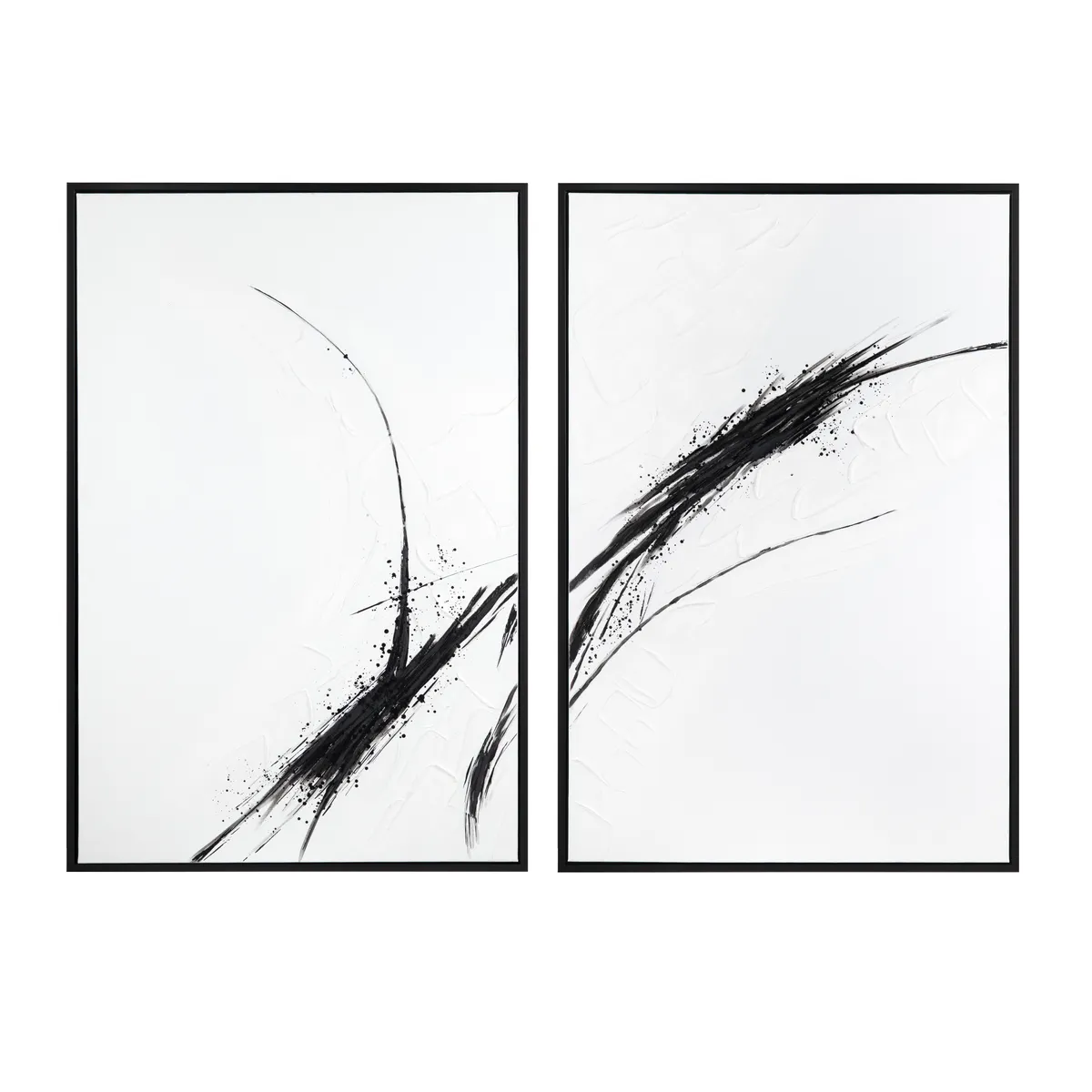 Crestview Collection Ramsey Oversized Canvas Wall Art ~ Set Of 2 - Image 2