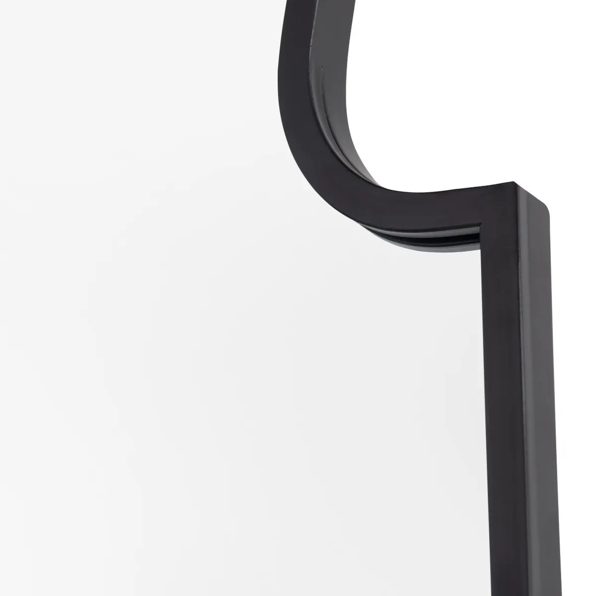 Crestview Collection Raven 2 Black Finished Mirror - Image 2