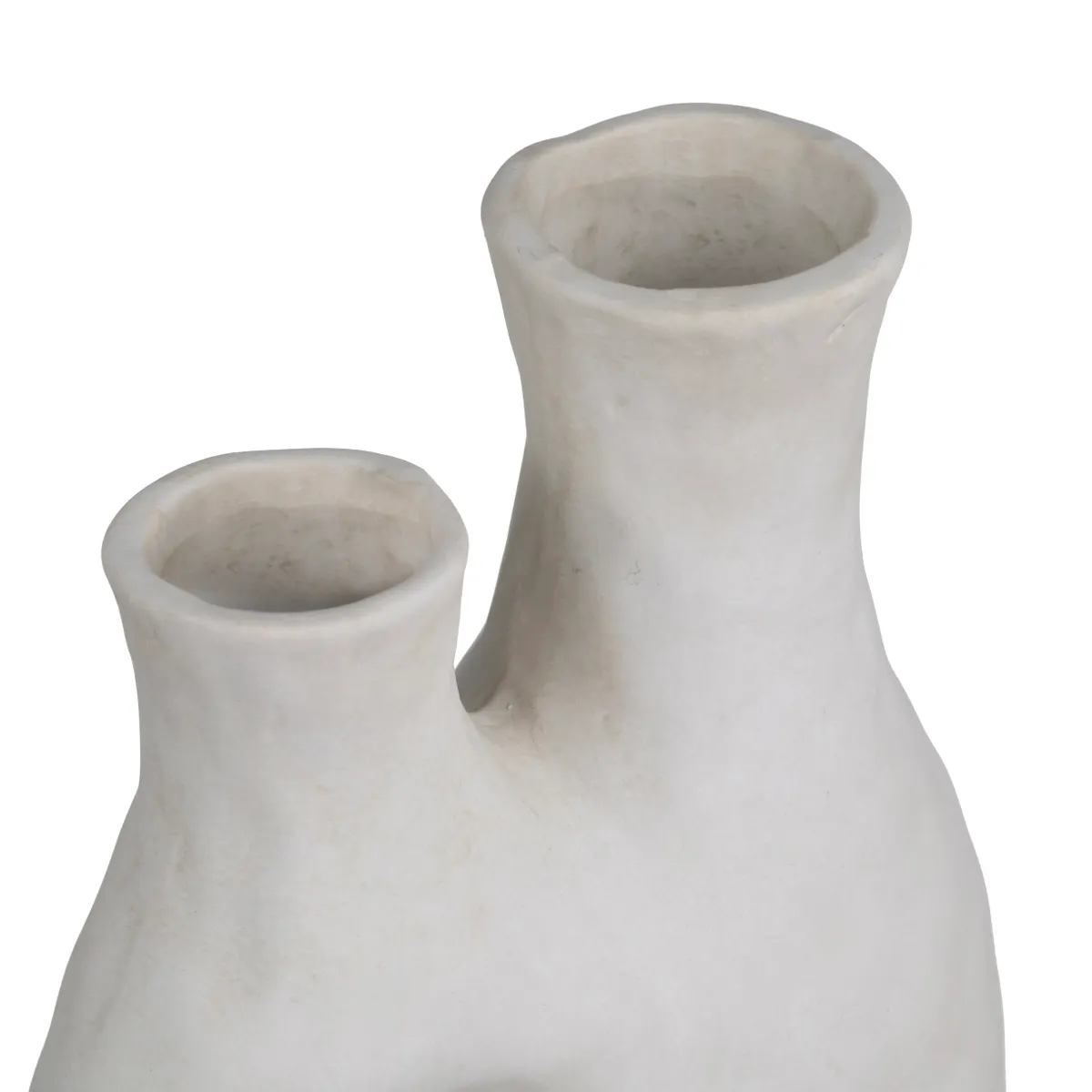Crestview Collection Reeves White Glazed Vases ~ Set Of 2 - Image 6