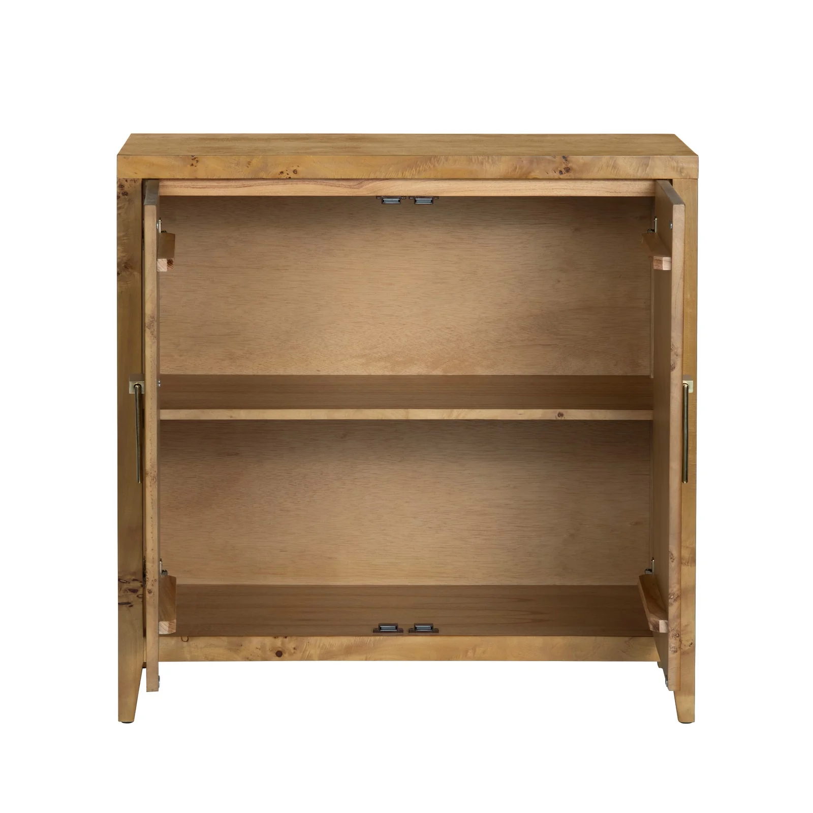 Crestview Collection Richmond Burl Wood 2- Door Cabinet - Image 3