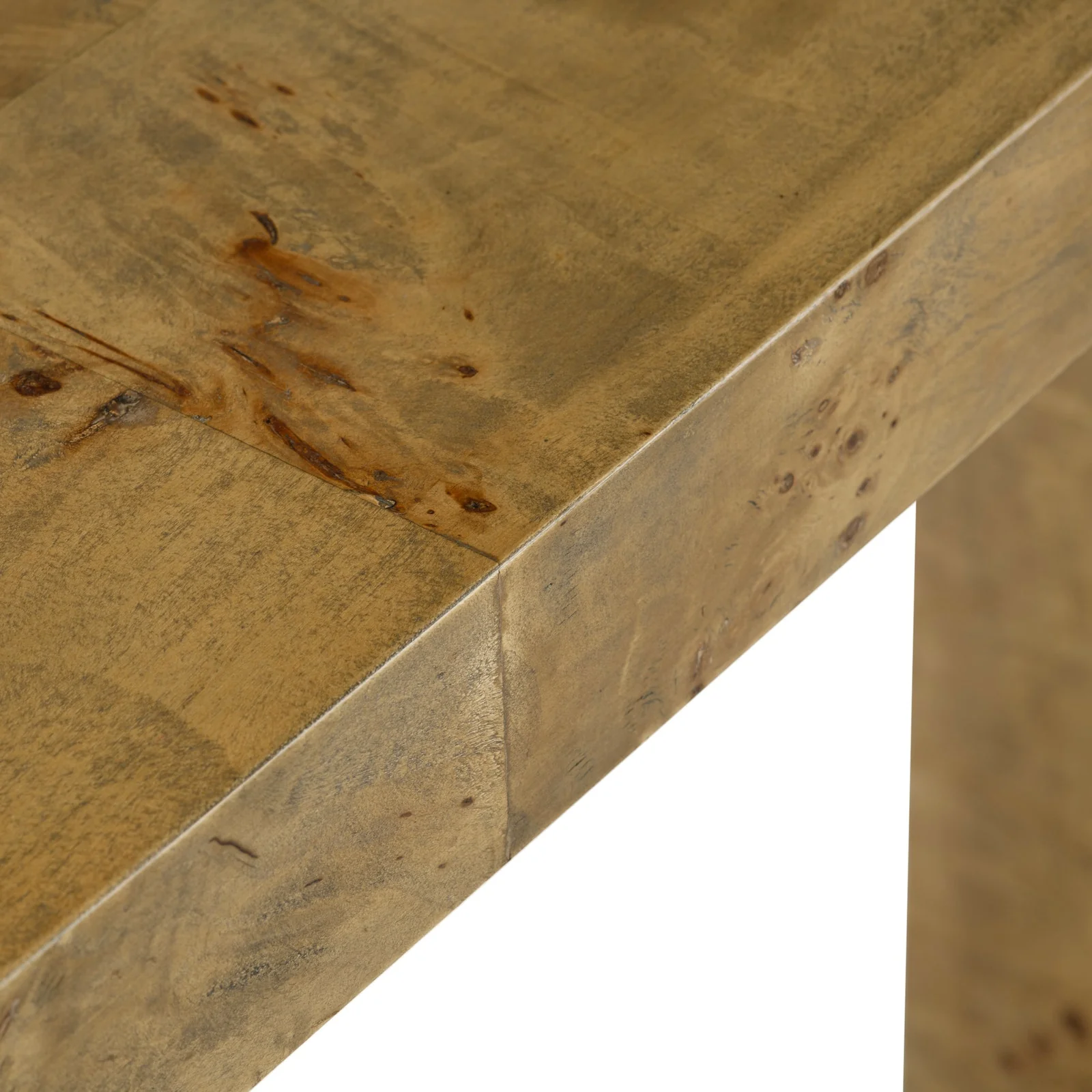 Crestview Collection Richmond Mappa Burl Console Table - Image 4