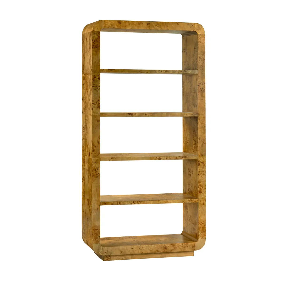 Crestview Collection Richmond Mappa Burl Wood Etagere - Image 2