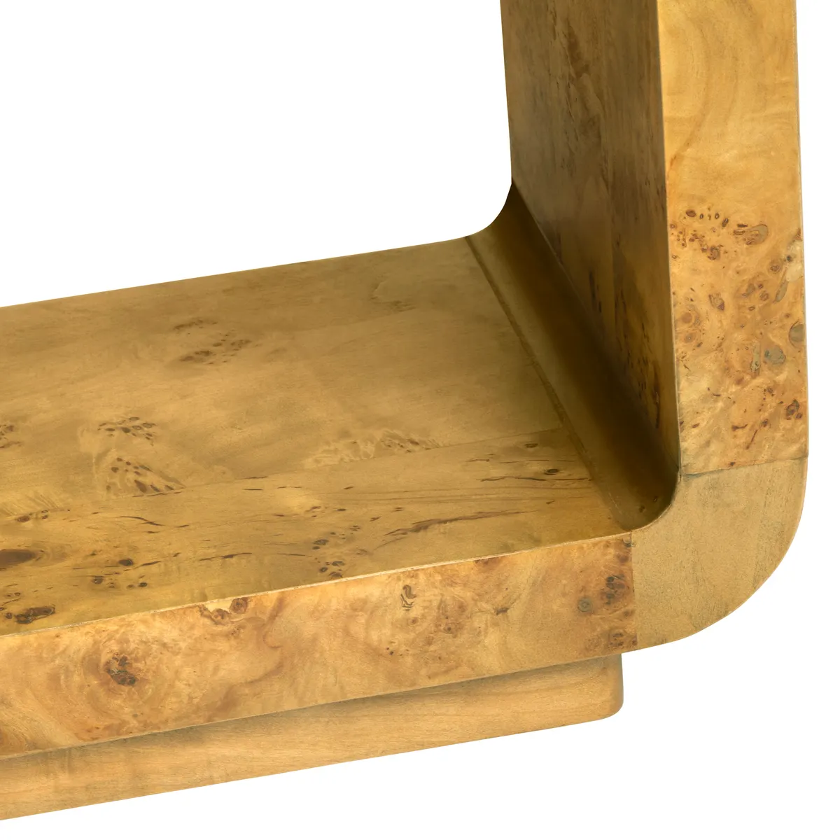 Crestview Collection Richmond Mappa Burl Wood Etagere - Image 3