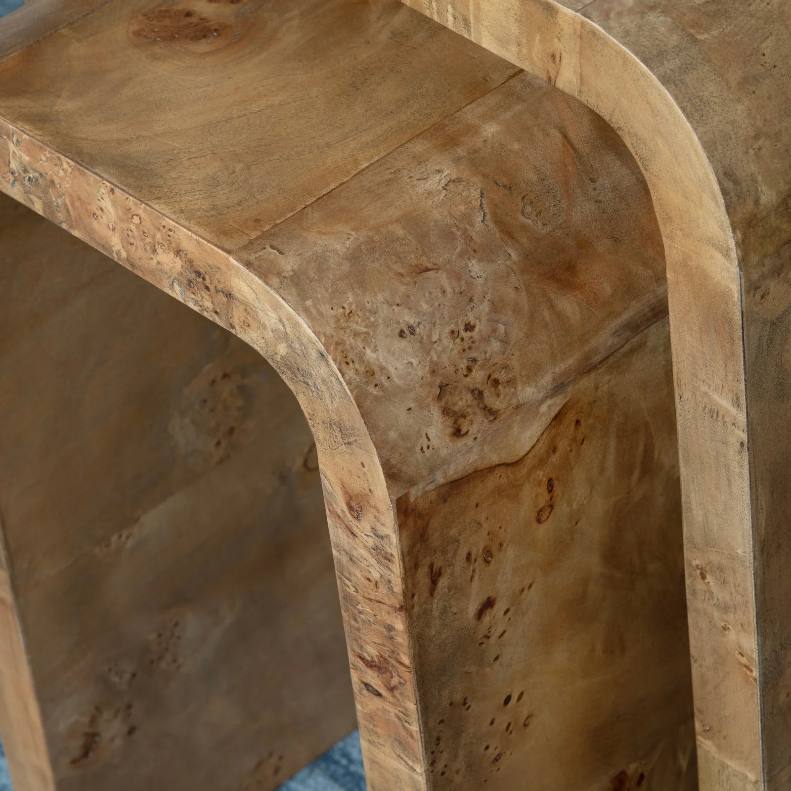 Crestview Collection Richmond Burl Wood Nesting End Tables - Image 3