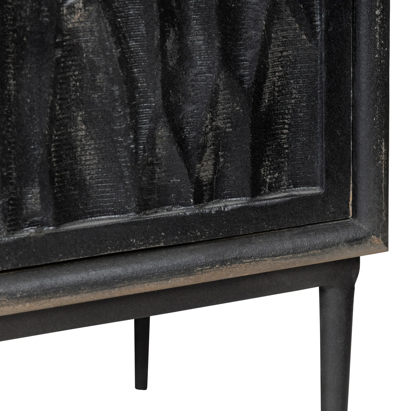 Crestview Collection Richmond Modern Dark Gray Sideboard - Image 4