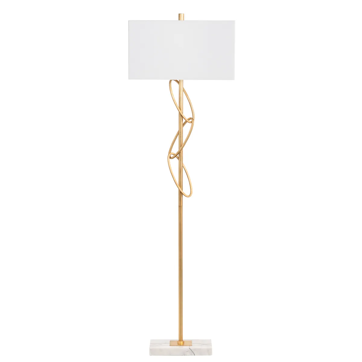 Crestview Collection Ringo Gold Linked Floor Lamp - Image 7