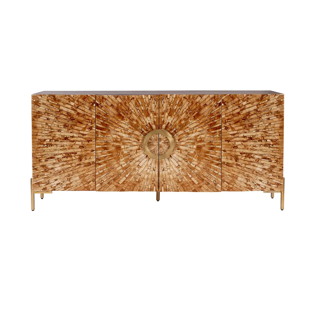 Crestview Collection Safari Bone Inlay Sideboard - Image 2