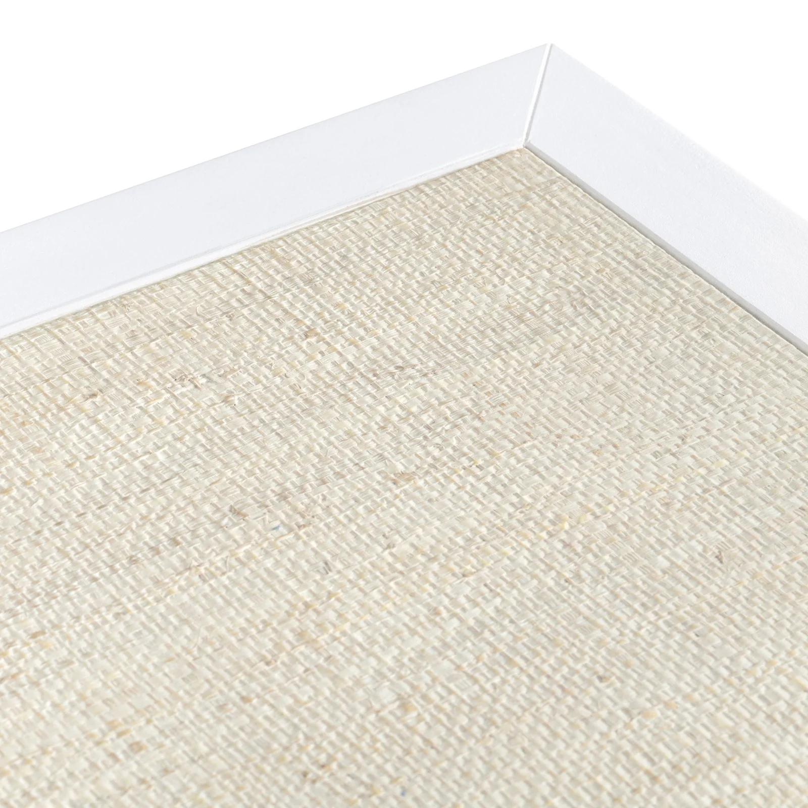 Crestview Collection Sandy Shores White Wood and Rattan End Table - Image 4