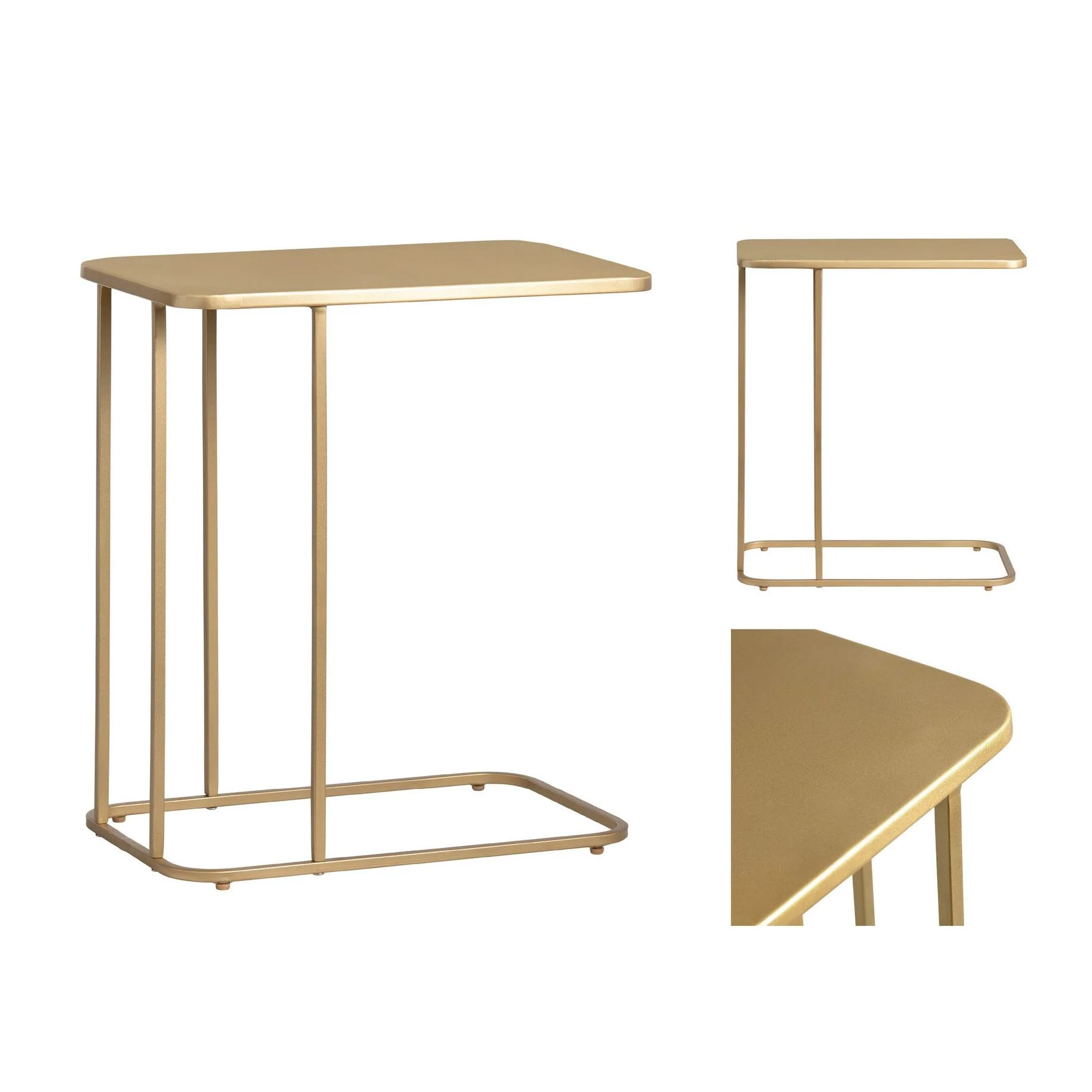 Crestview Collection Serena Gold C- Accent Table - Image 6