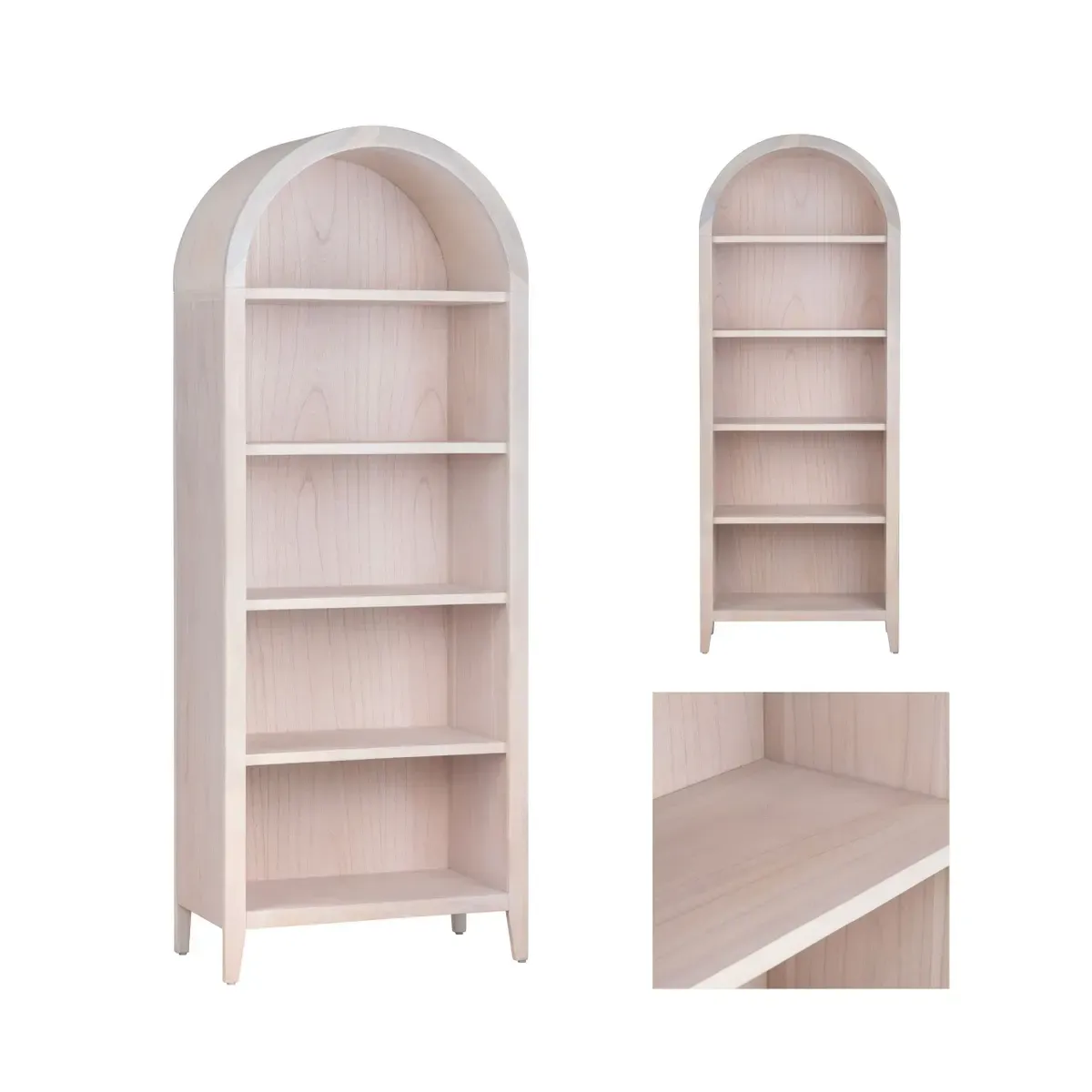 Crestview Collection Serenity Whitewash Etagere - Image 5