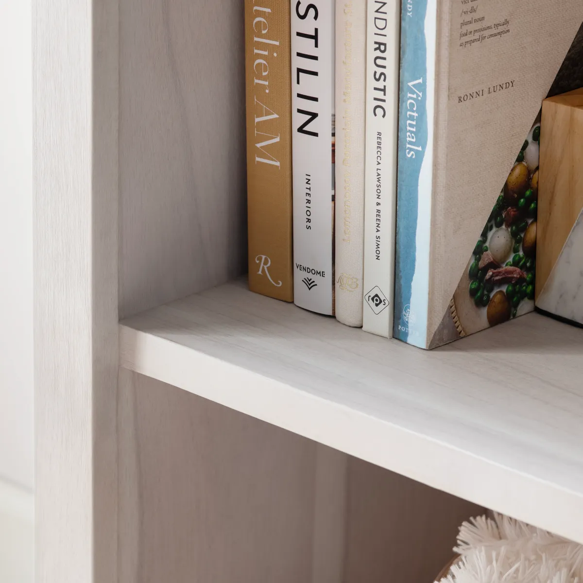 Crestview Collection Serenity Whitewash Etagere - Image 6