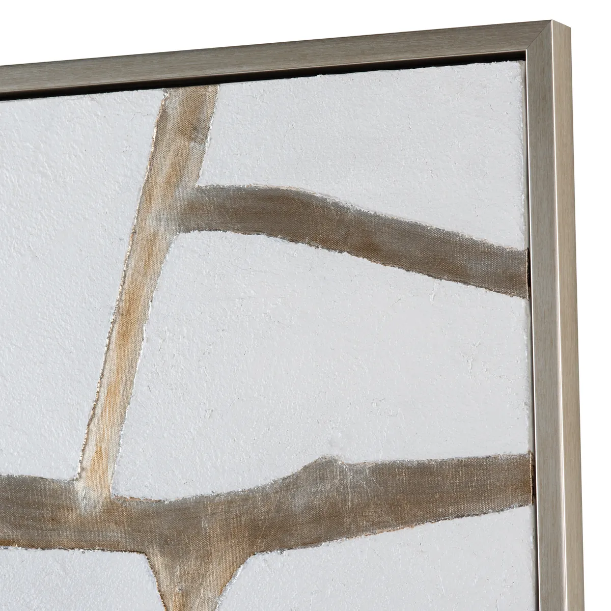 Crestview Collection Silverlines Abstract Canvas Wall Art ~ Set Of 2 - Image 4