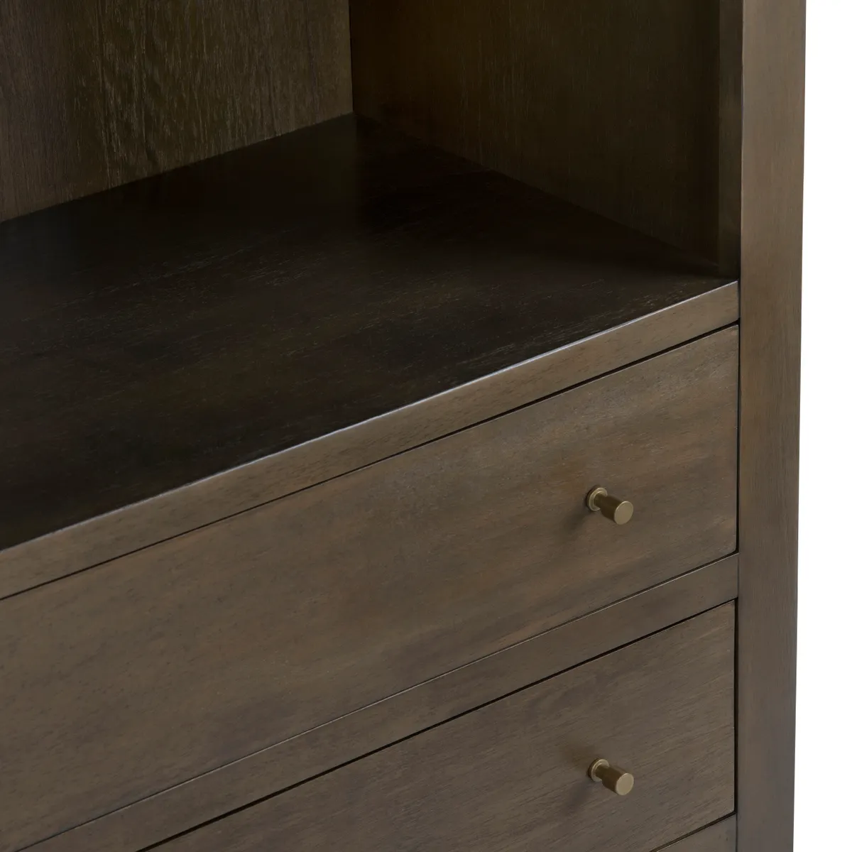 Crestview Collection Simon Stained Brown Etagere - Image 4