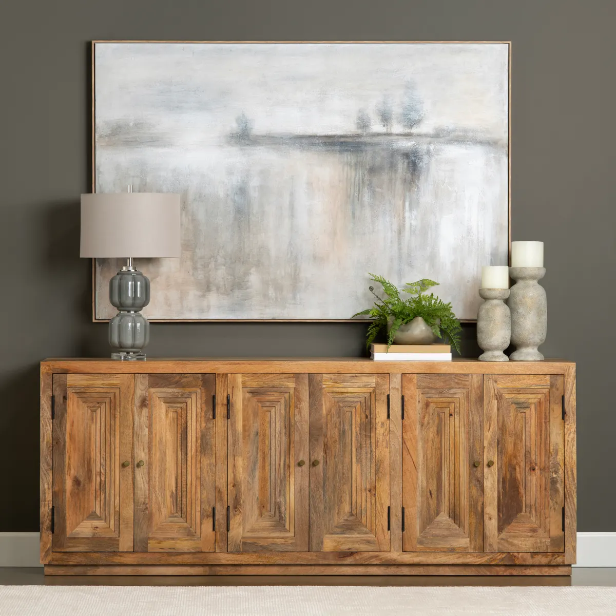 Crestview Collection Soft Horizon Calming Colors Wall Art