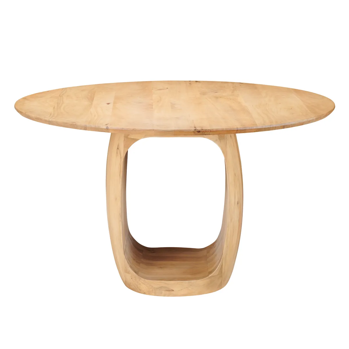 Crestview Collection Sonora Stained Natural Wood Dining Table - Image 2