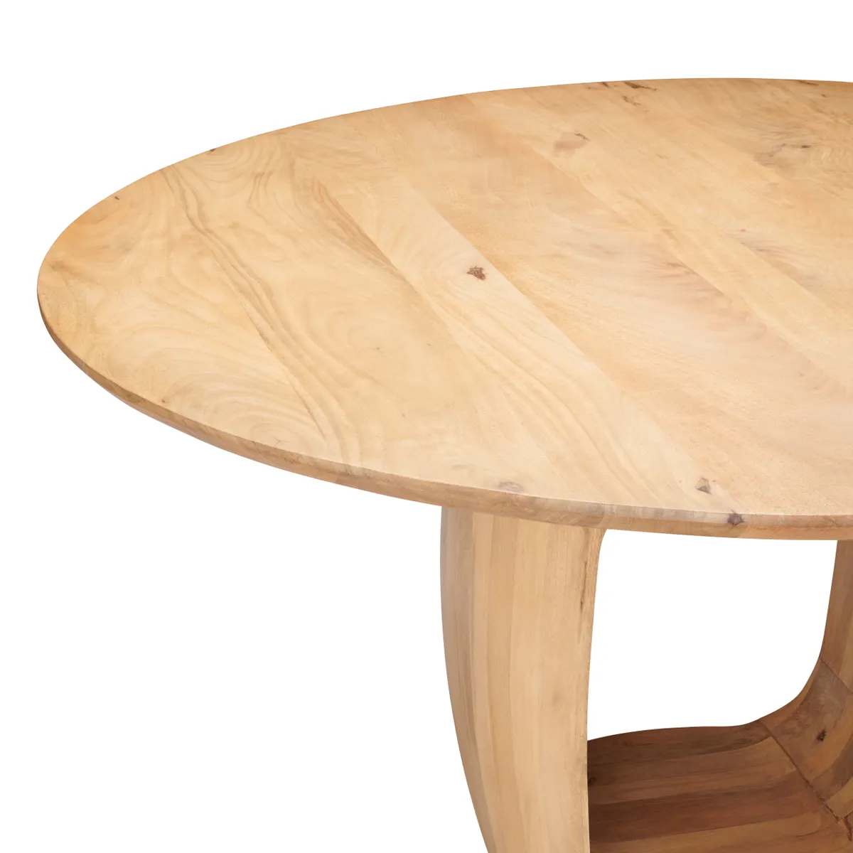 Crestview Collection Sonora Stained Natural Wood Dining Table - Image 3