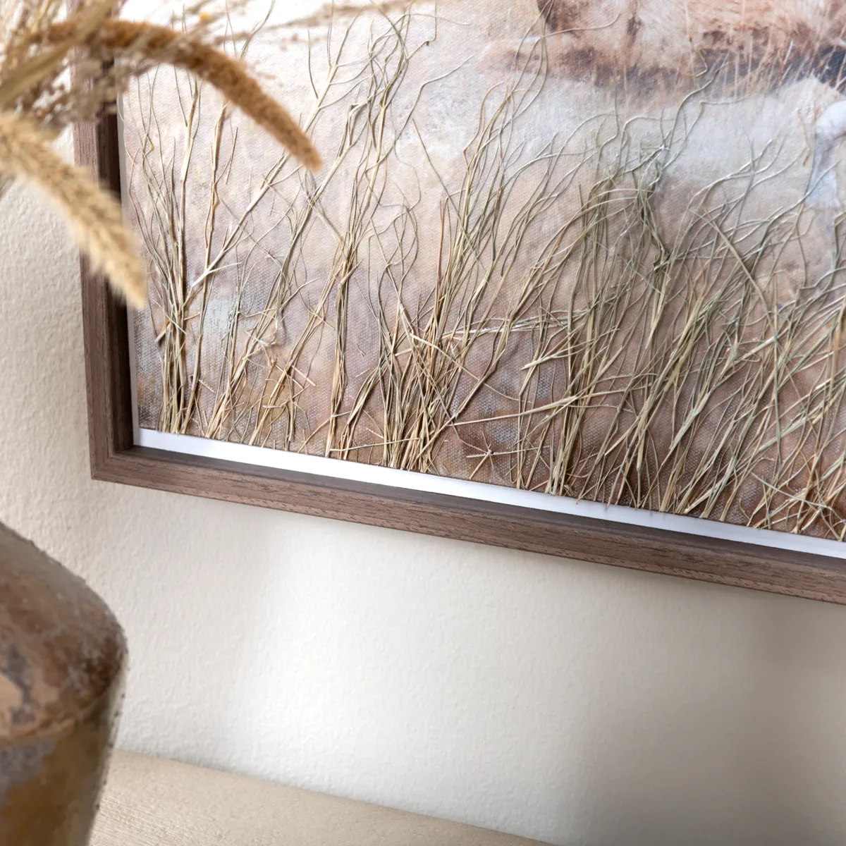 Crestview Collection Stampede Hand Painted Canvas Wall Art - Image 4