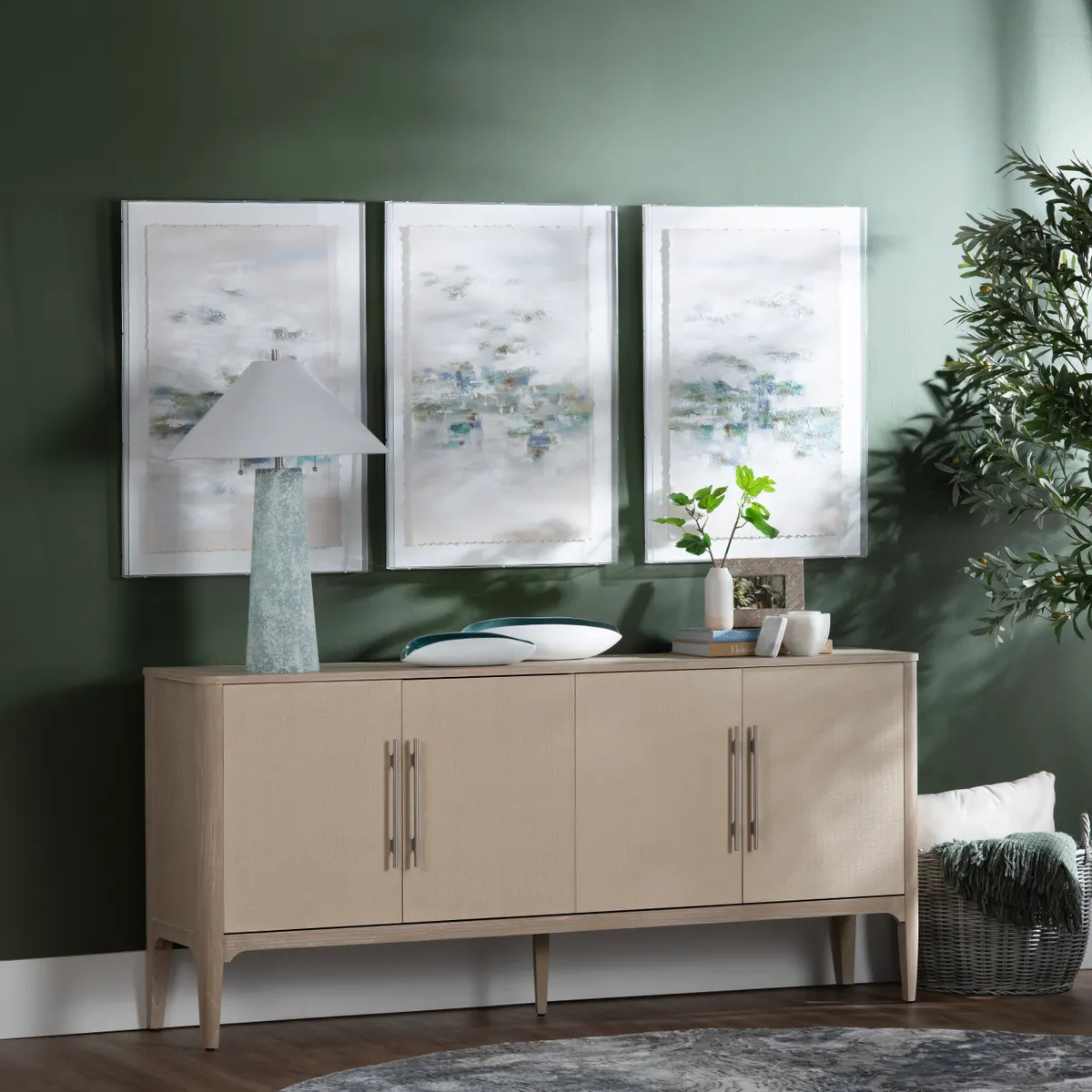 Crestview Collection Sterling Four-Door Sideboard