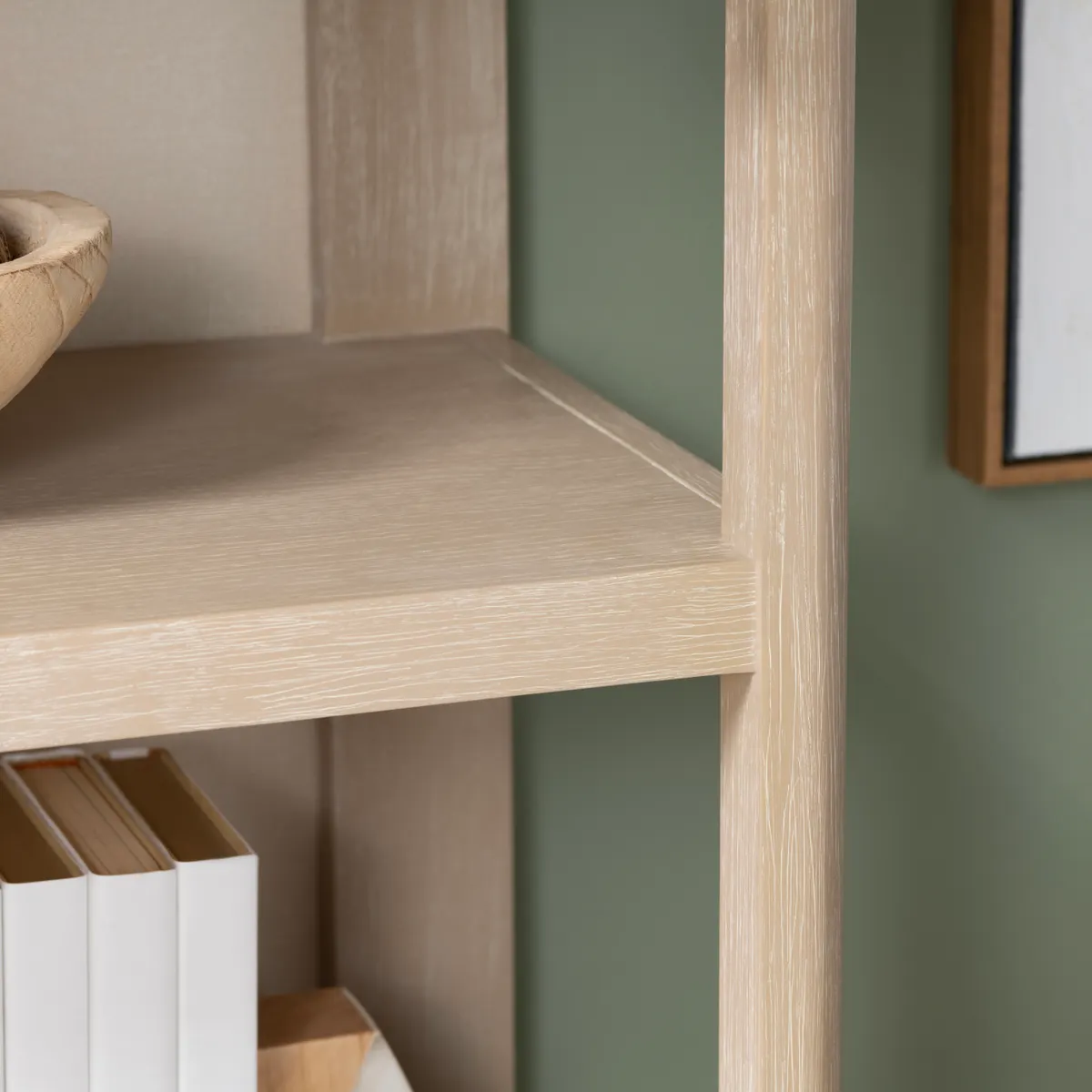 Crestview Collection Sterling Natural Bookcase - Image 4
