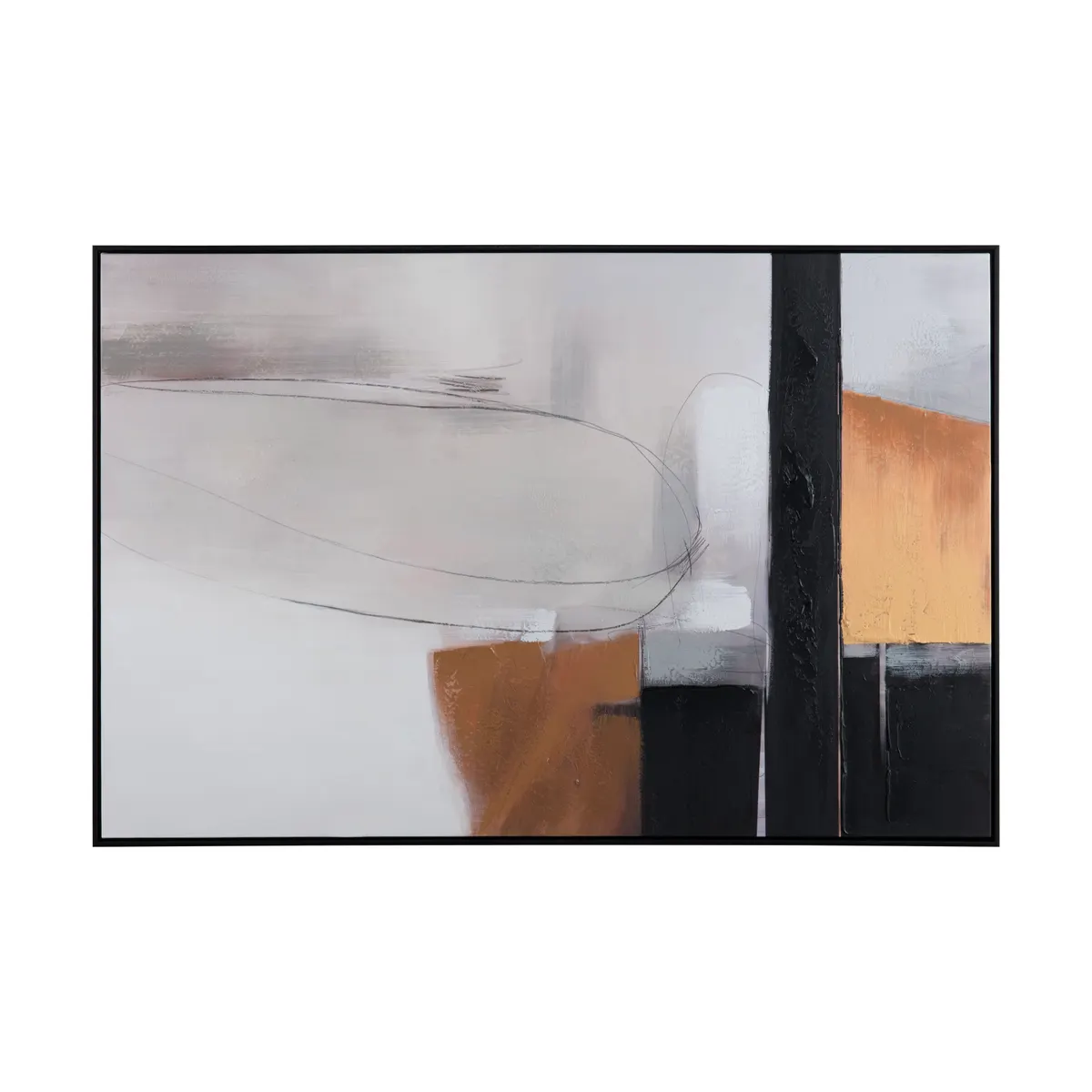 Crestview Collection Straight Away Hand Finished Wall Art - Image 2