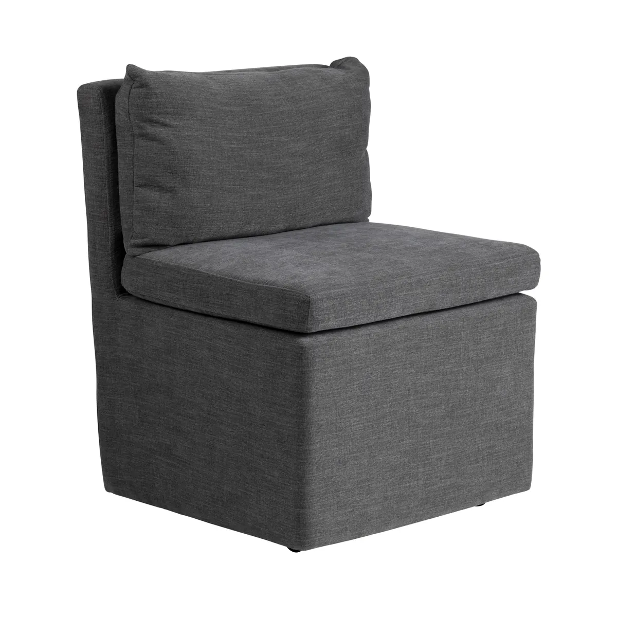 Crestview Collection Taylor Charcoal Gray Dining Chair - Image 2