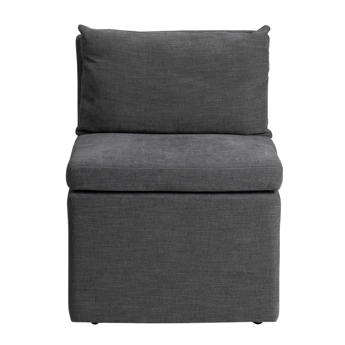 Crestview Collection Taylor Charcoal Gray Dining Chair - Image 3