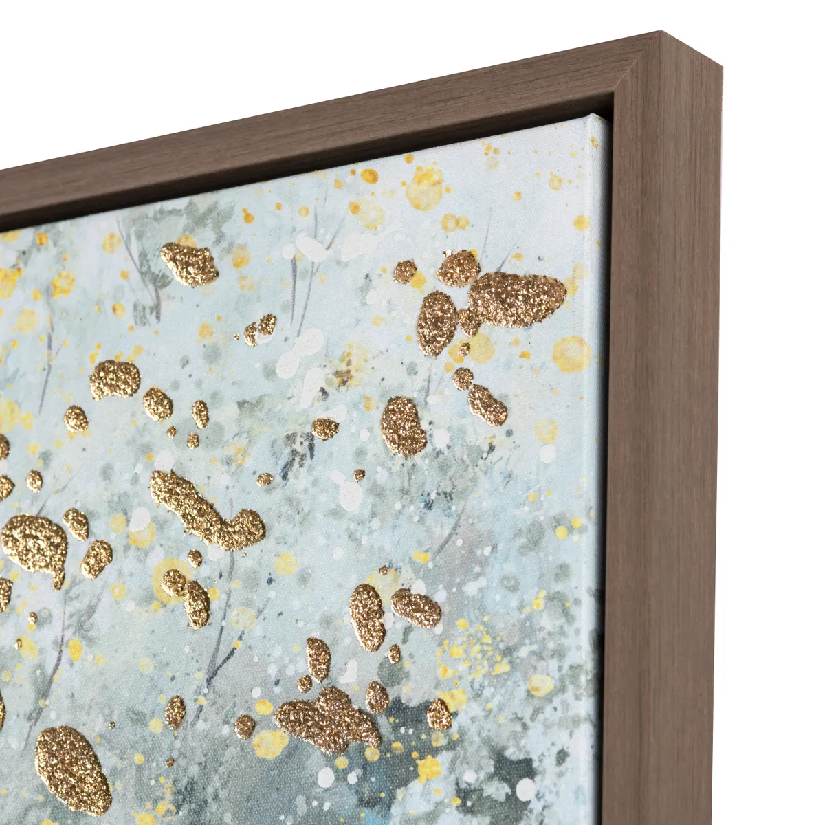 Crestview Collection Teal Escape Framed Canvas Wall Art - Image 2
