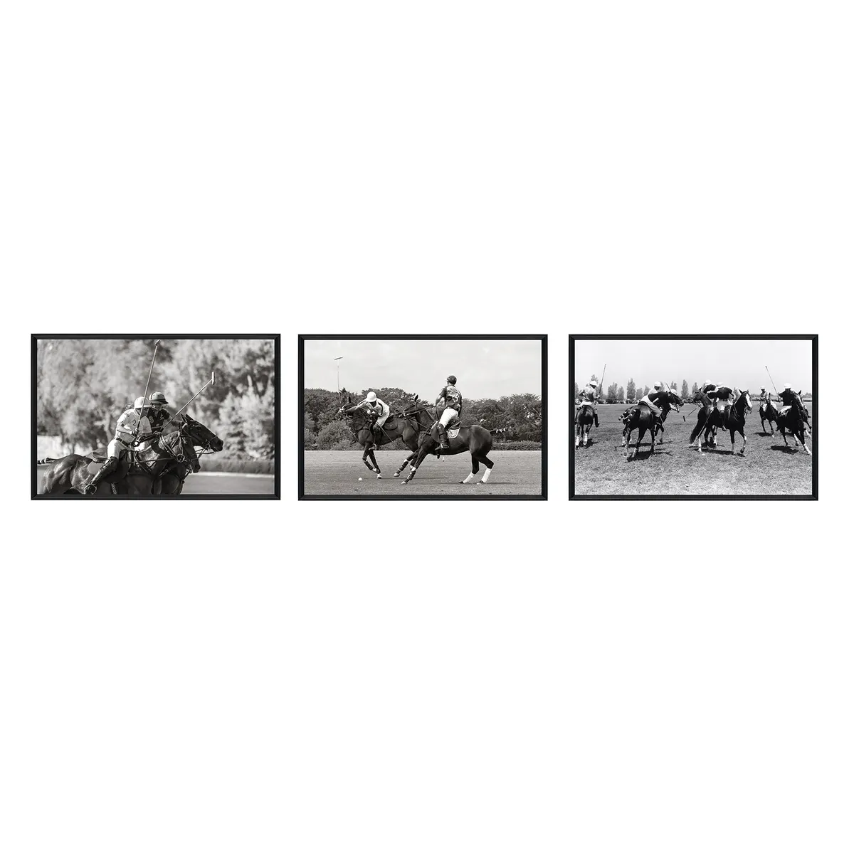 Crestview Collection The Art Of Polo 1 Wall Art ~ Set Of 3