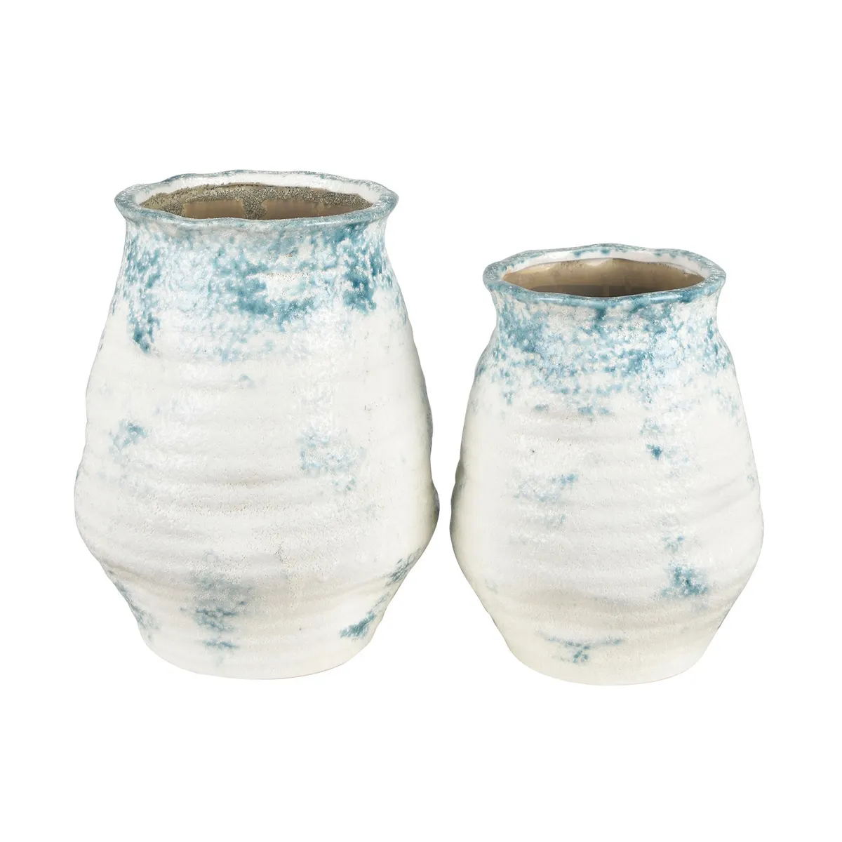 Crestview Collection Tidal Terra Cotta Vases ~ Set Of 2