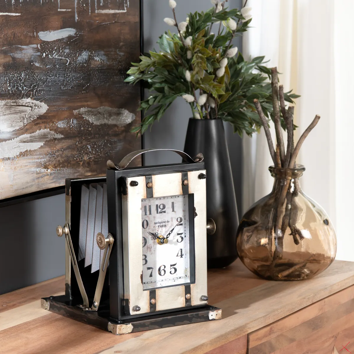 Crestview Collection Time Flash Clock