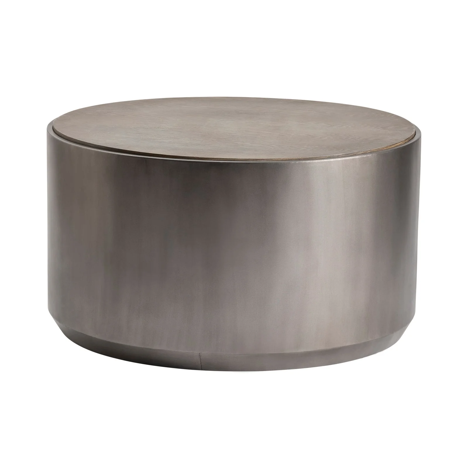 Crestview Collection Trenton Modern Grey Round Coffee Table - Image 4