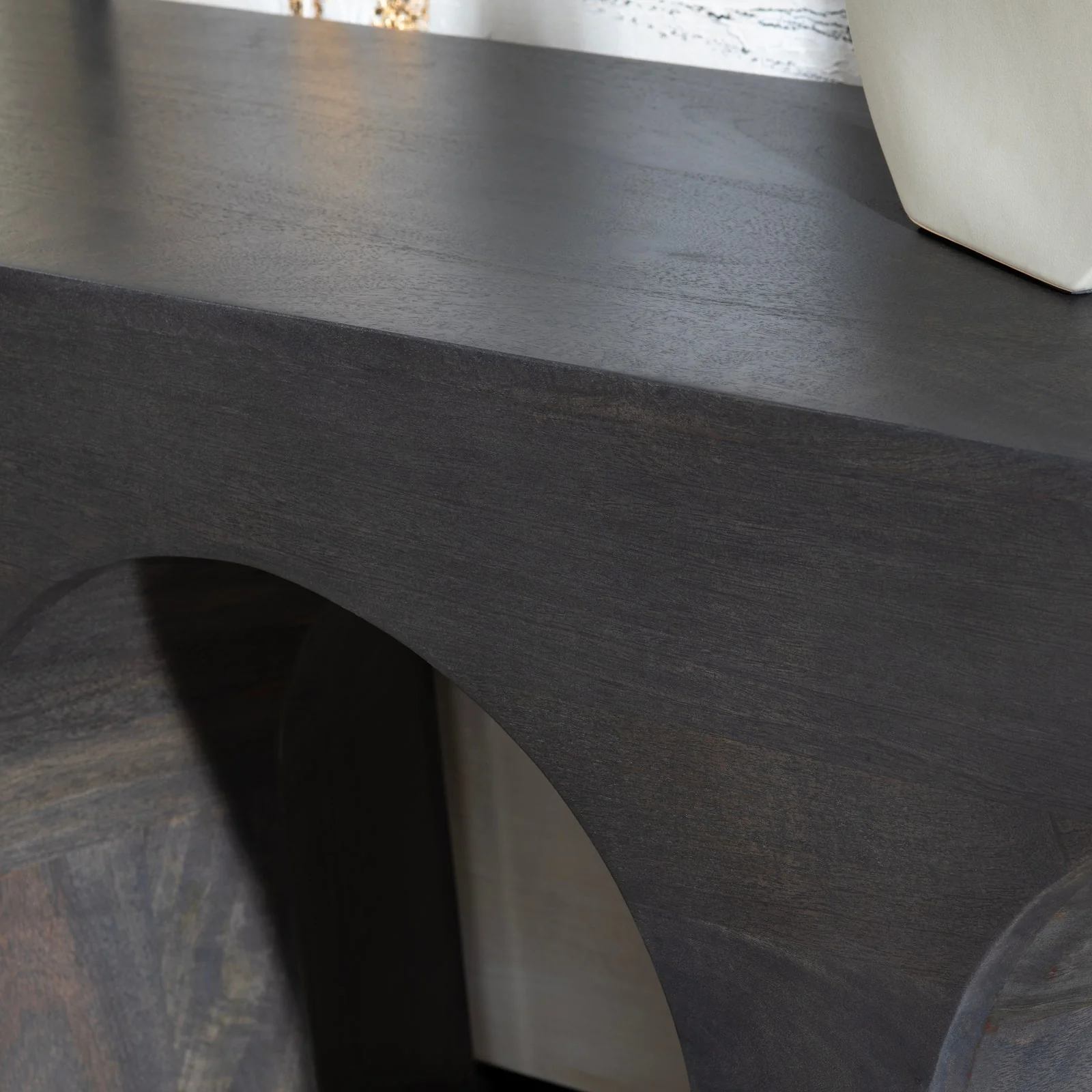 Crestview Collection Trinity Dark Mango Wood Console Table - Image 4