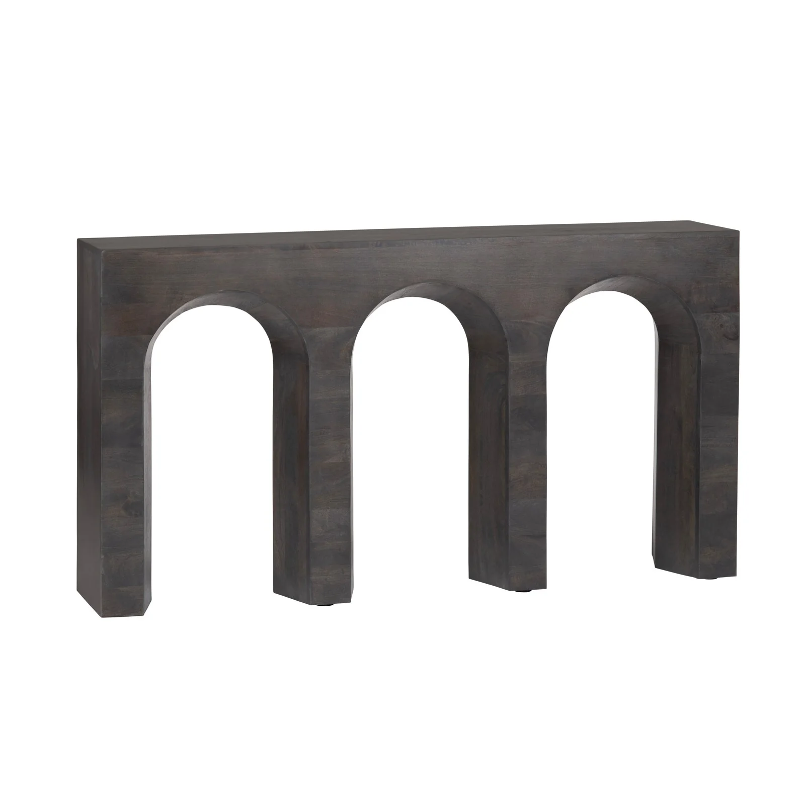Crestview Collection Trinity Dark Mango Wood Console Table - Image 5