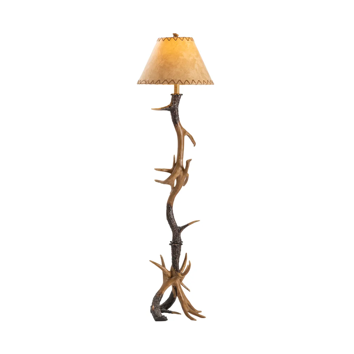 Crestview Collection Trophy Rustic Antlers Floor Lamp - Image 4