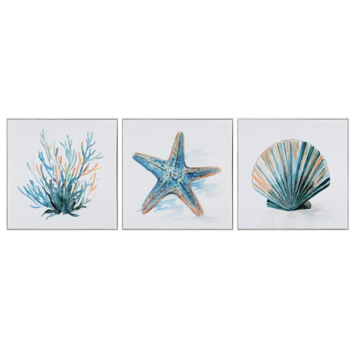 Crestview Collection Under The Sea Wall Art ~ Set Of 3