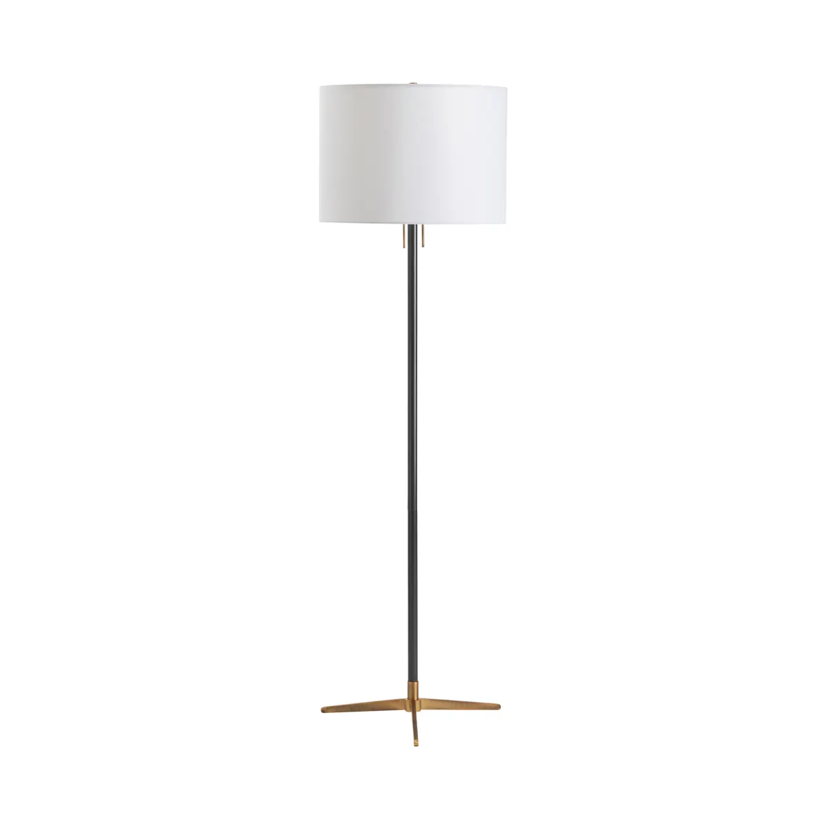 Crestview Collection Veda Blackened Bronze And Brass Floor Lamp - Image 4