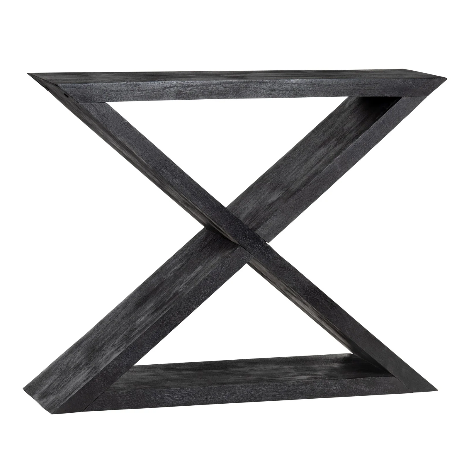 Crestview Collection Veritas Modern Black Console Table - Image 2