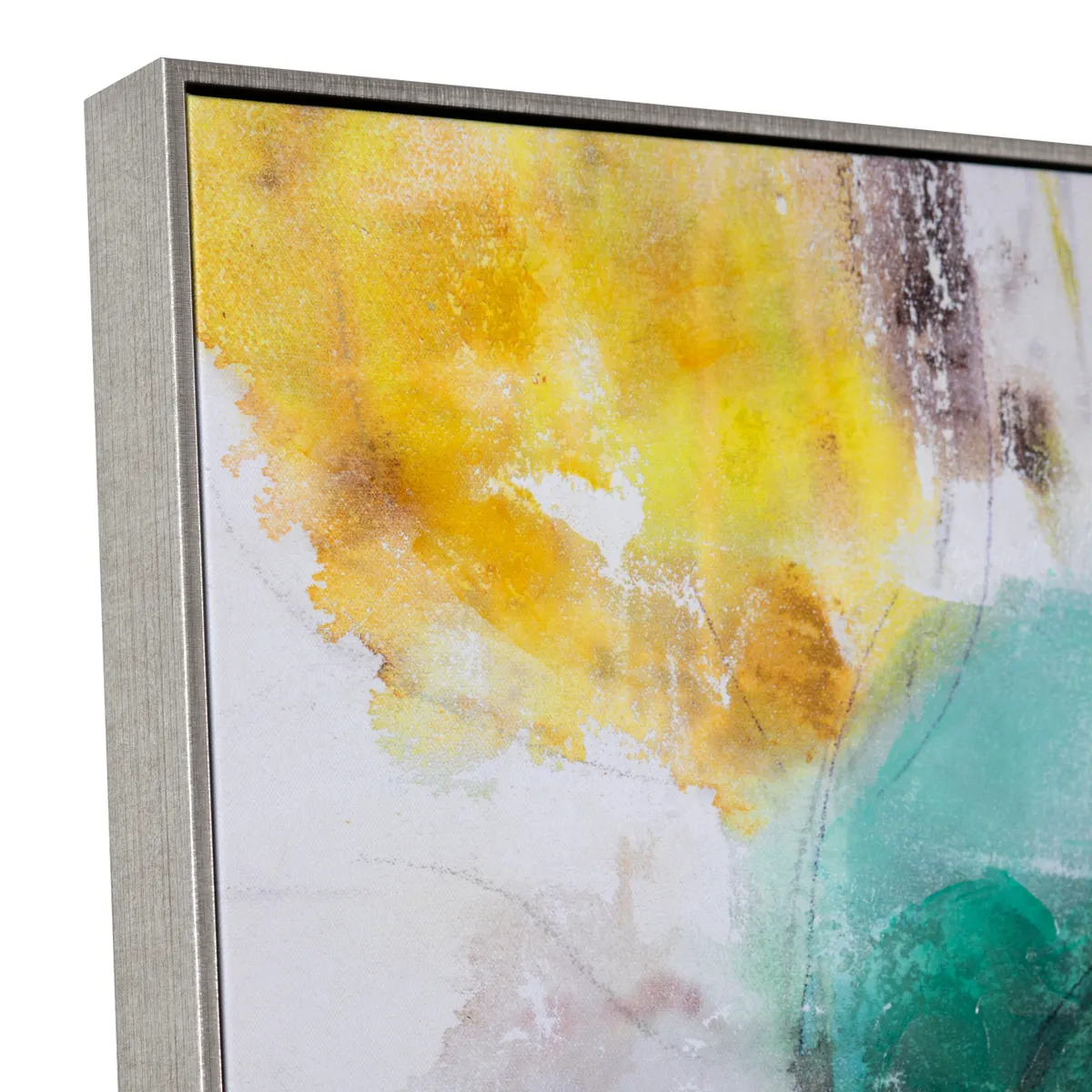Crestview Collection Vibrant Rings Canvas Painting Wall Art - Image 3