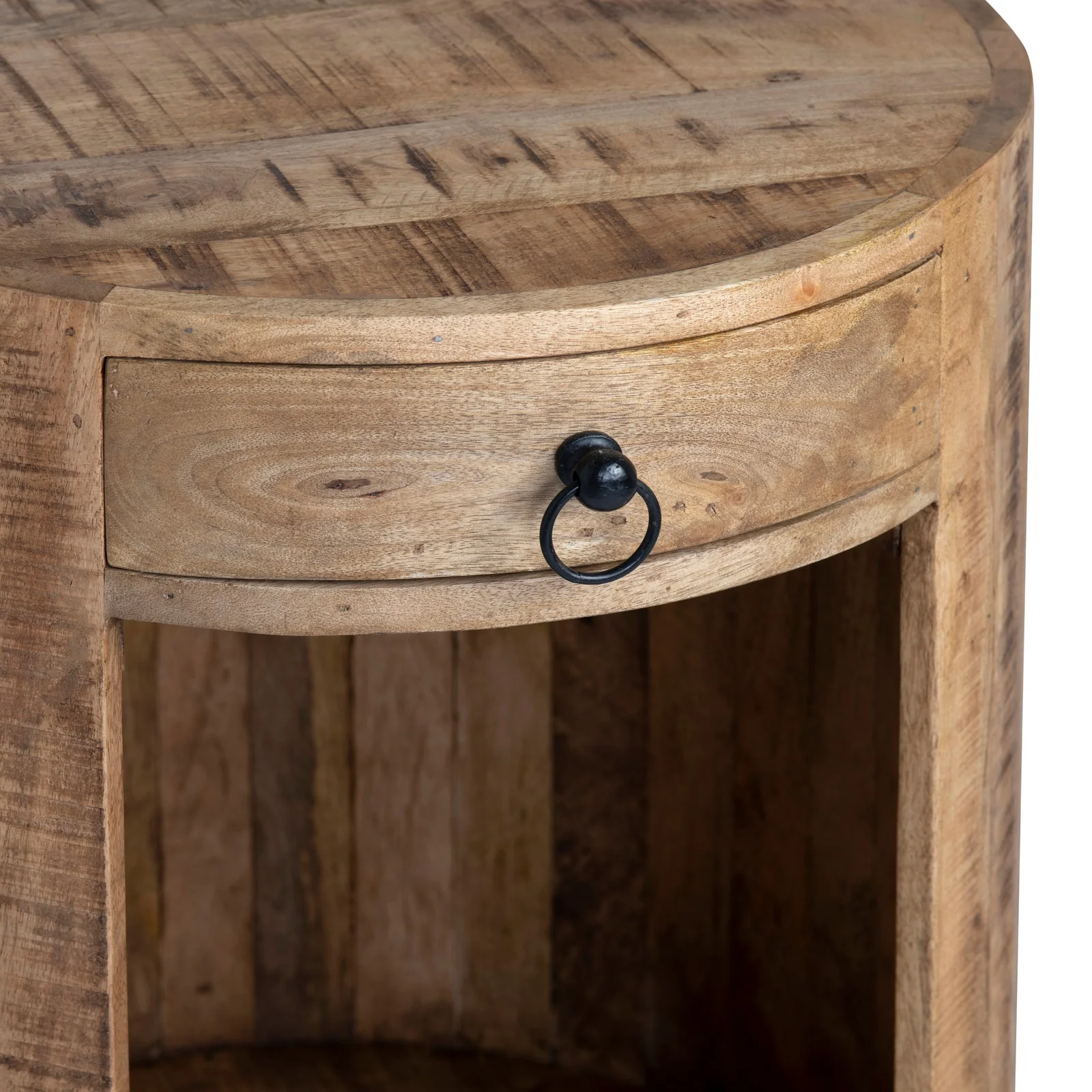 Crestview Collection Washburne Mango Wood Side Table - Image 7