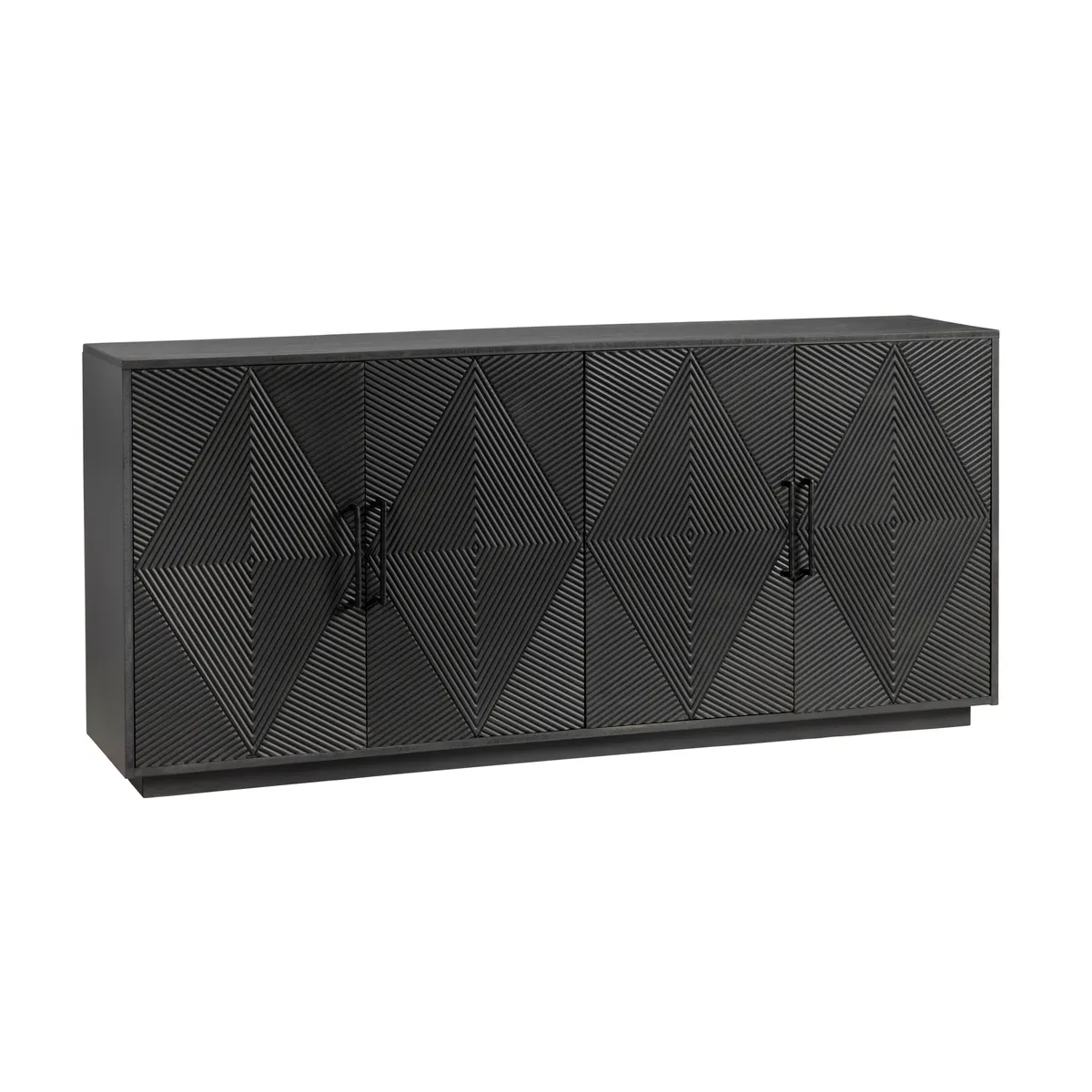 Crestview Collection Watson Black Sideboard - Image 2