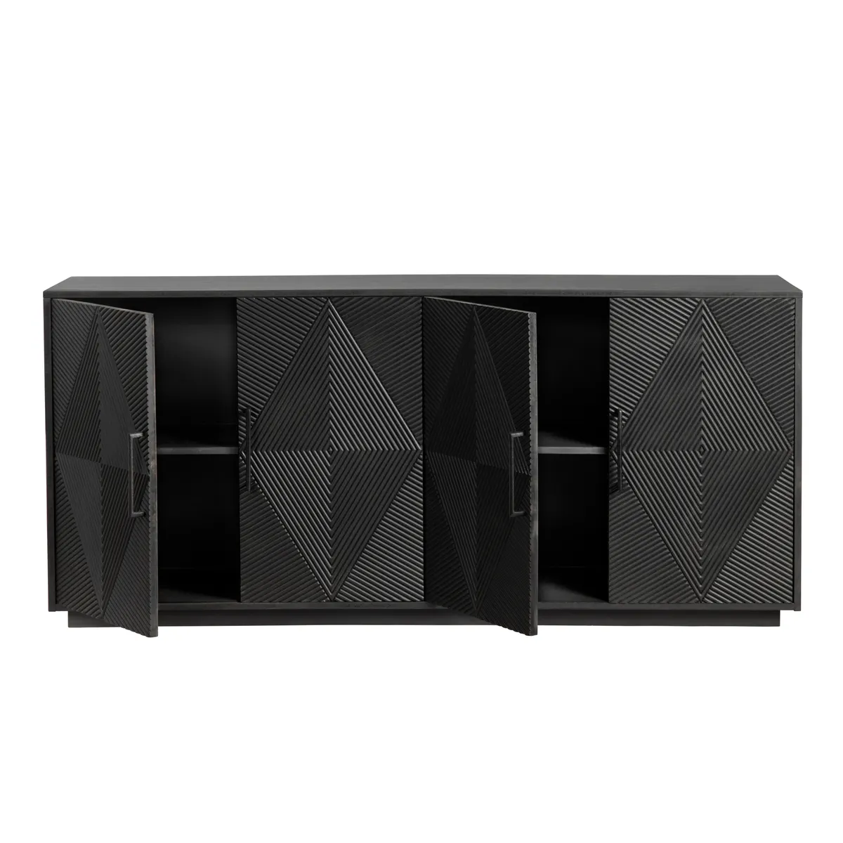 Crestview Collection Watson Black Sideboard - Image 4
