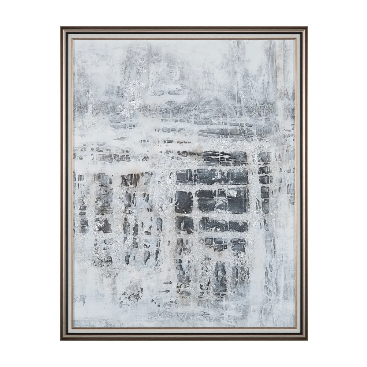 Crestview Collection Web Of Lines Framed Wall Art