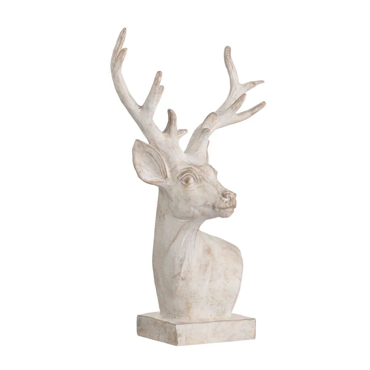 Crestview Collection White Hart Sculpture - Image 2