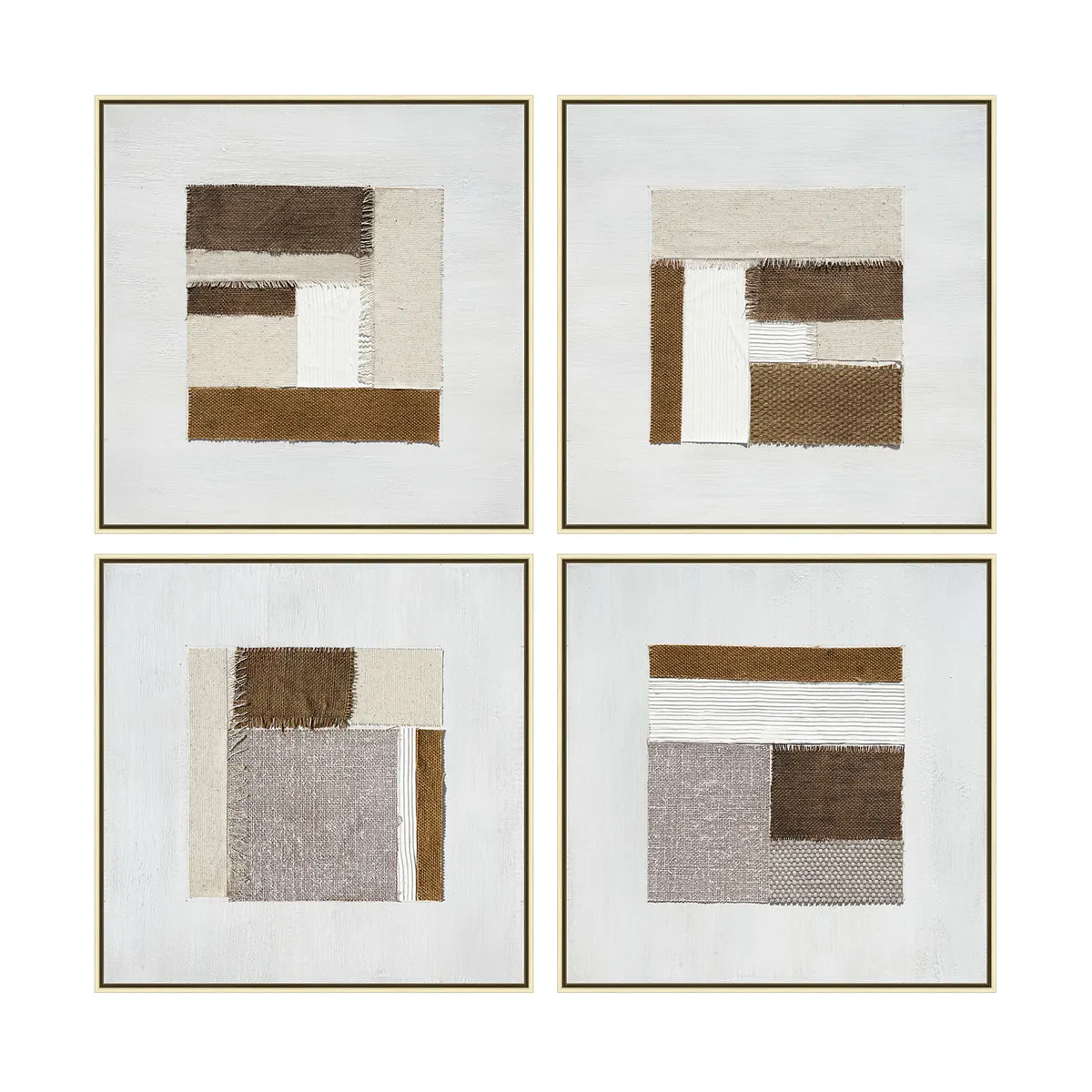 Crestview Collection Whitfield Wall Art ~ Set Of 4