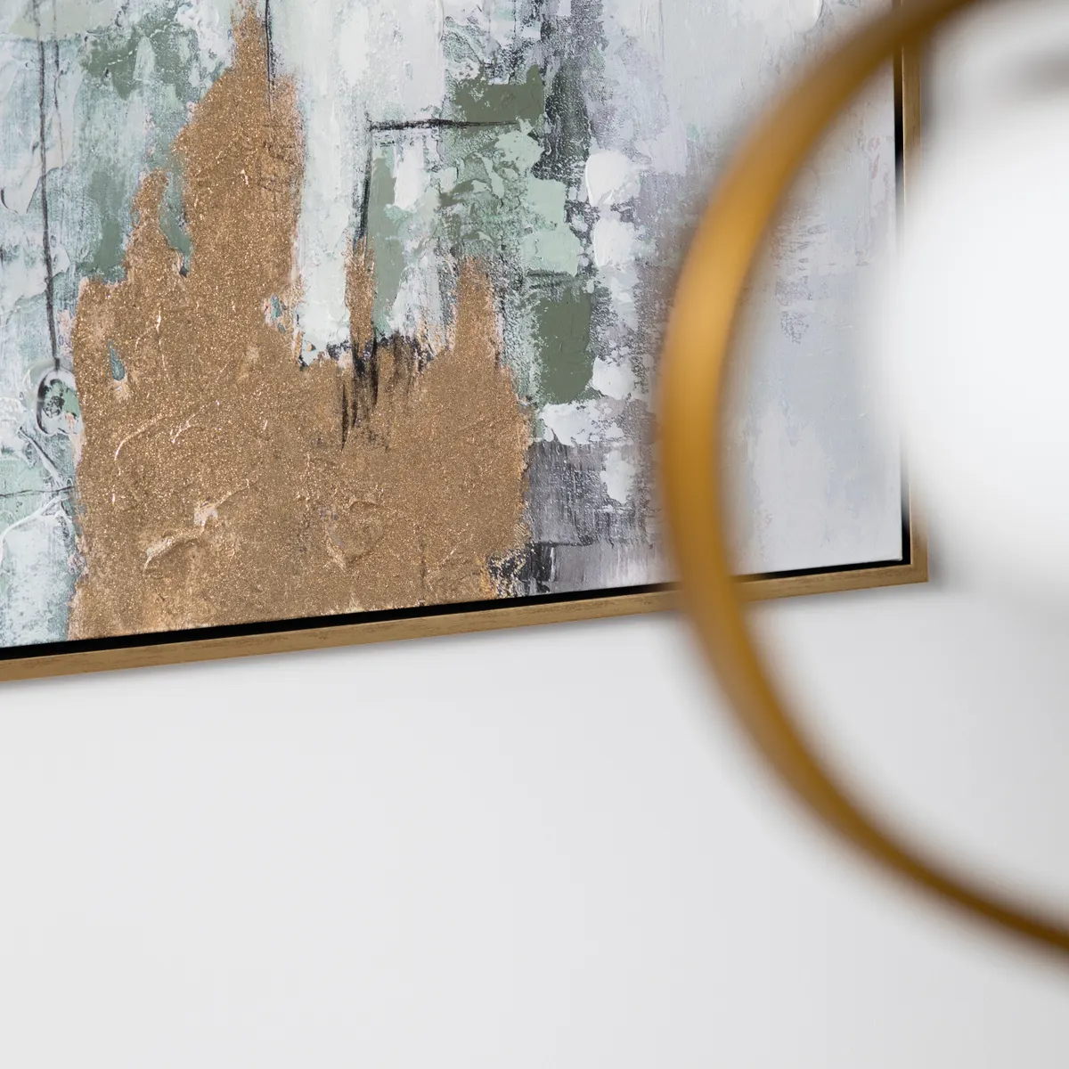 Crestview Collection Wilkes Abstract Canvas Painting Wall Art - Image 3