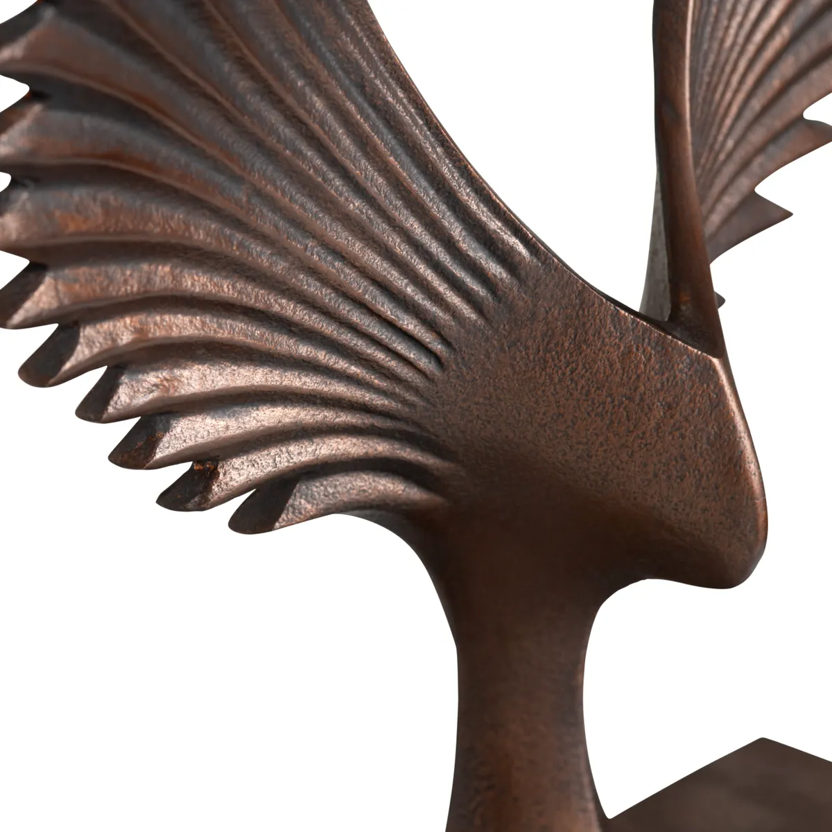 Crestview Collection Wings Bronzed Figure - Image 3